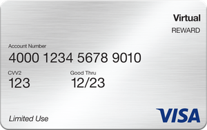 Virtual Promotional Prepaid Visa USD GB