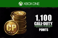 1,100 Call Of Duty: Modern Warfare Points Gift Card