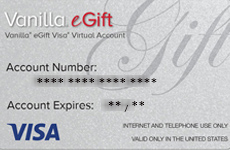 Vanilla® eGift Visa